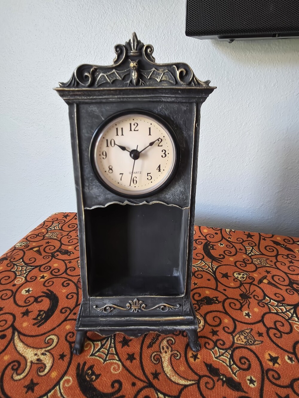 Halloween Goth Grandfather Clock Battery Operated